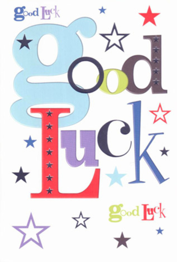 There's a vivacious artistry in this good luck card-a vibrant celebration set against crisp white, designed to lift the spirits much like the laughter spilling from gatherings around Perivale Park. Each letter is carved with its own unique flair: broad, breezy baby-blue for approachability; narrow, expressive midnight black for confidence; and bursts of cherry red for joy. Star motifs of every size and intensity dash playfully between the words, painting a scene reminiscent of childhood wishes cast beneath the evening sky over Tiger Primary fields. The composition is modern yet deeply heartfelt, with just enough white space to let the jubilant colours breathe. As you hold the card, there's a delightful smoothness, a sense of sturdy quality-hinting at the same care we bring to our hand-tied arrangements at Perivale Florist. Meant to cheer on a friend starting a new project or a student venturing off to college, this card radiates pride, support, and belief-a lucky charm rooted in our neighbourhood's unwavering community spirit, ready to travel wherever dreams take flight.